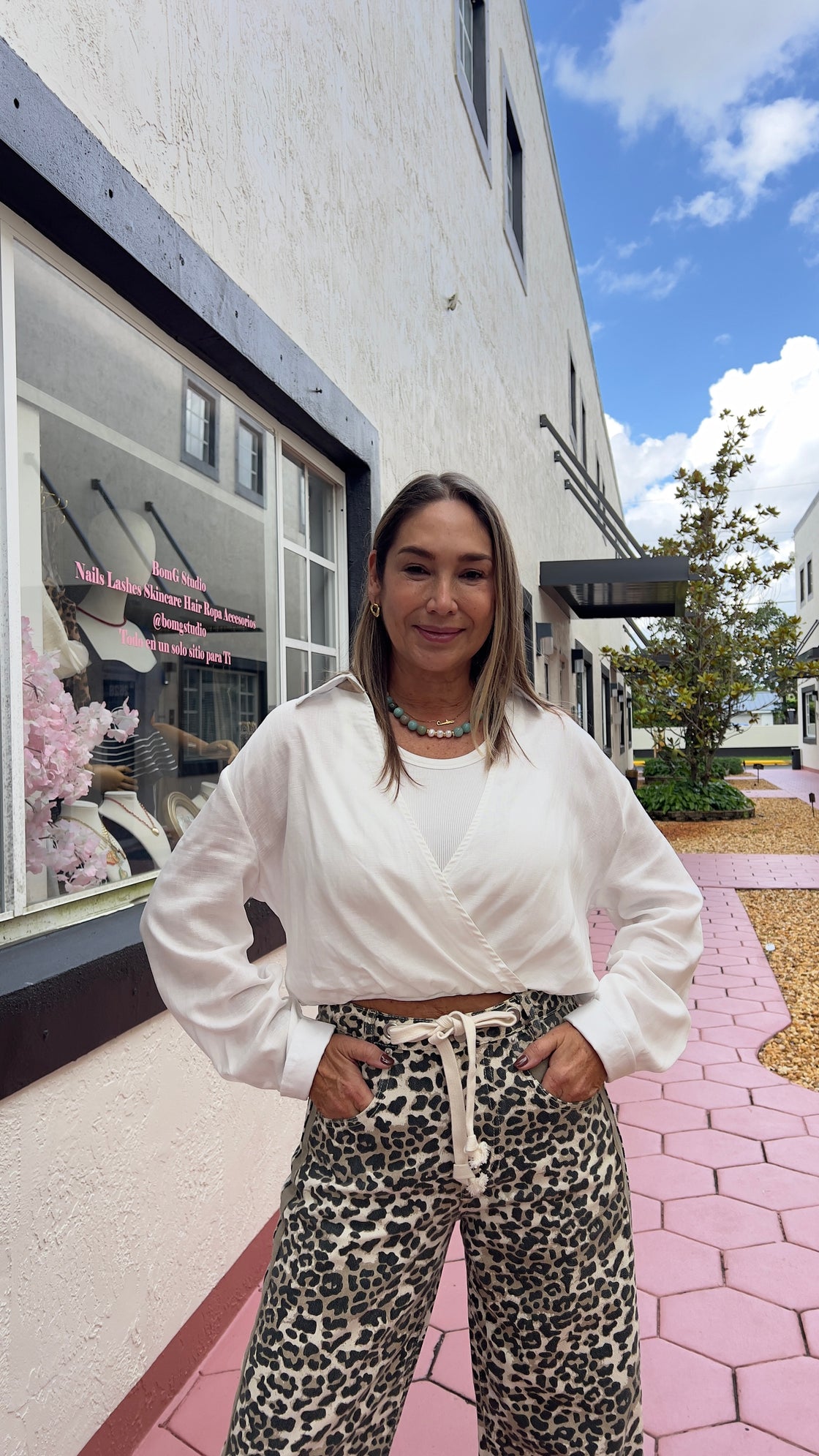 white linen shirt with cotton top