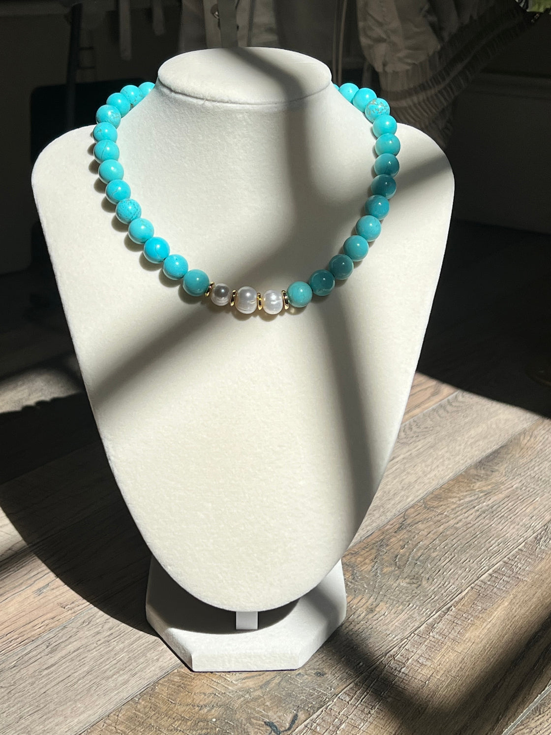 Necklace in stone