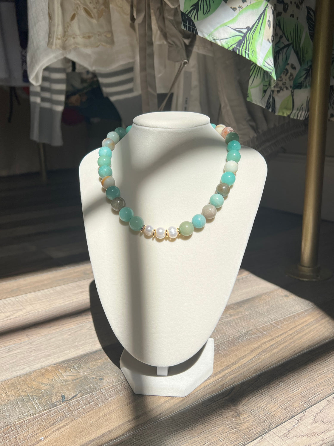 Necklace in stone