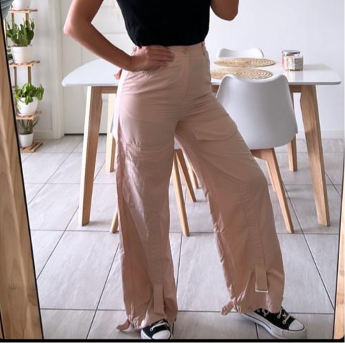 Pants cargo rose