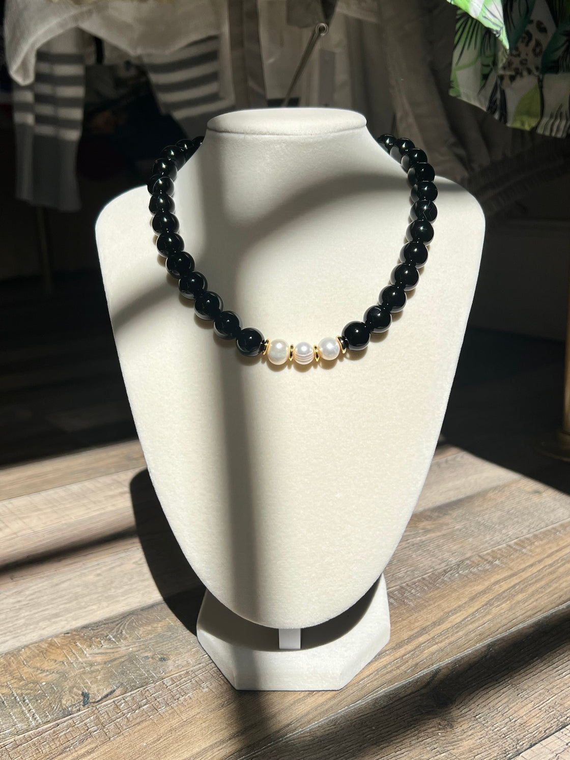 Necklace in stone