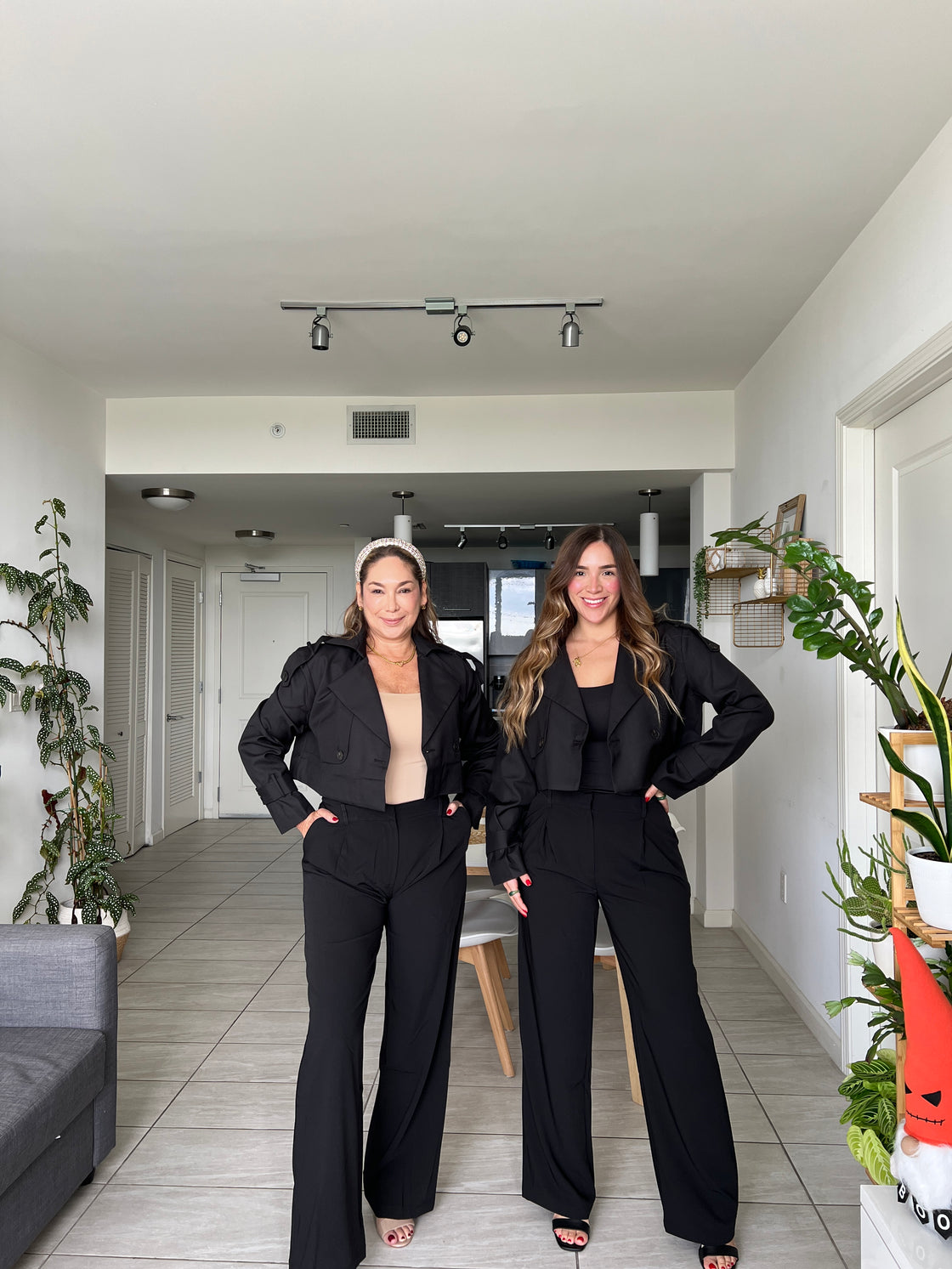 Pants. Black dress pants with waist detail