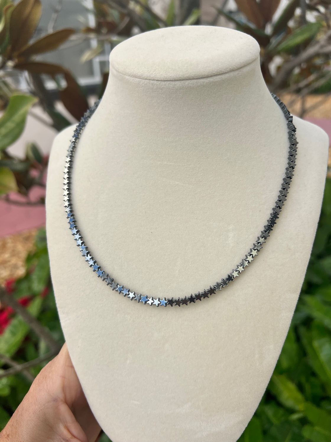 Necklace star chocker