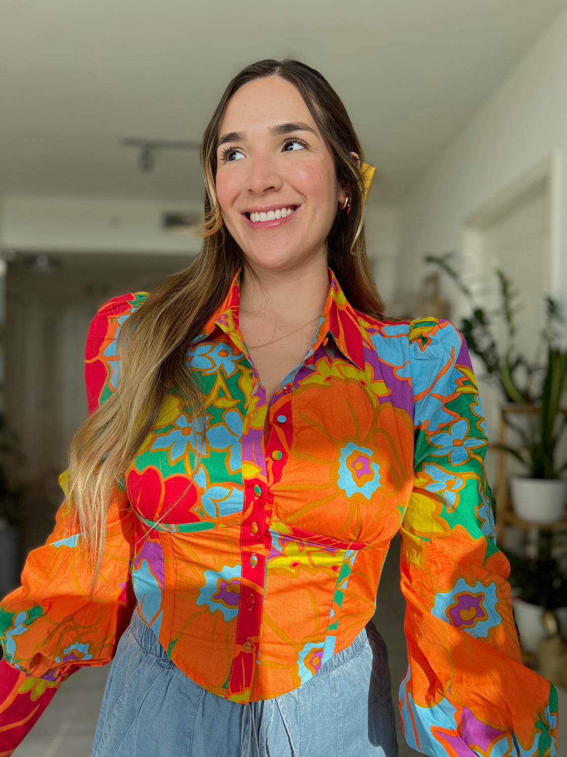 Top summer print shirt