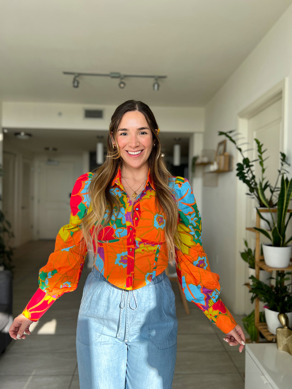 Top summer print shirt
