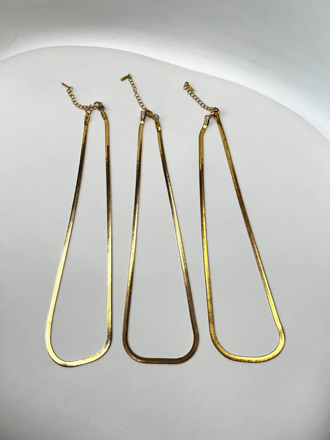 Flat Snake necklace collars