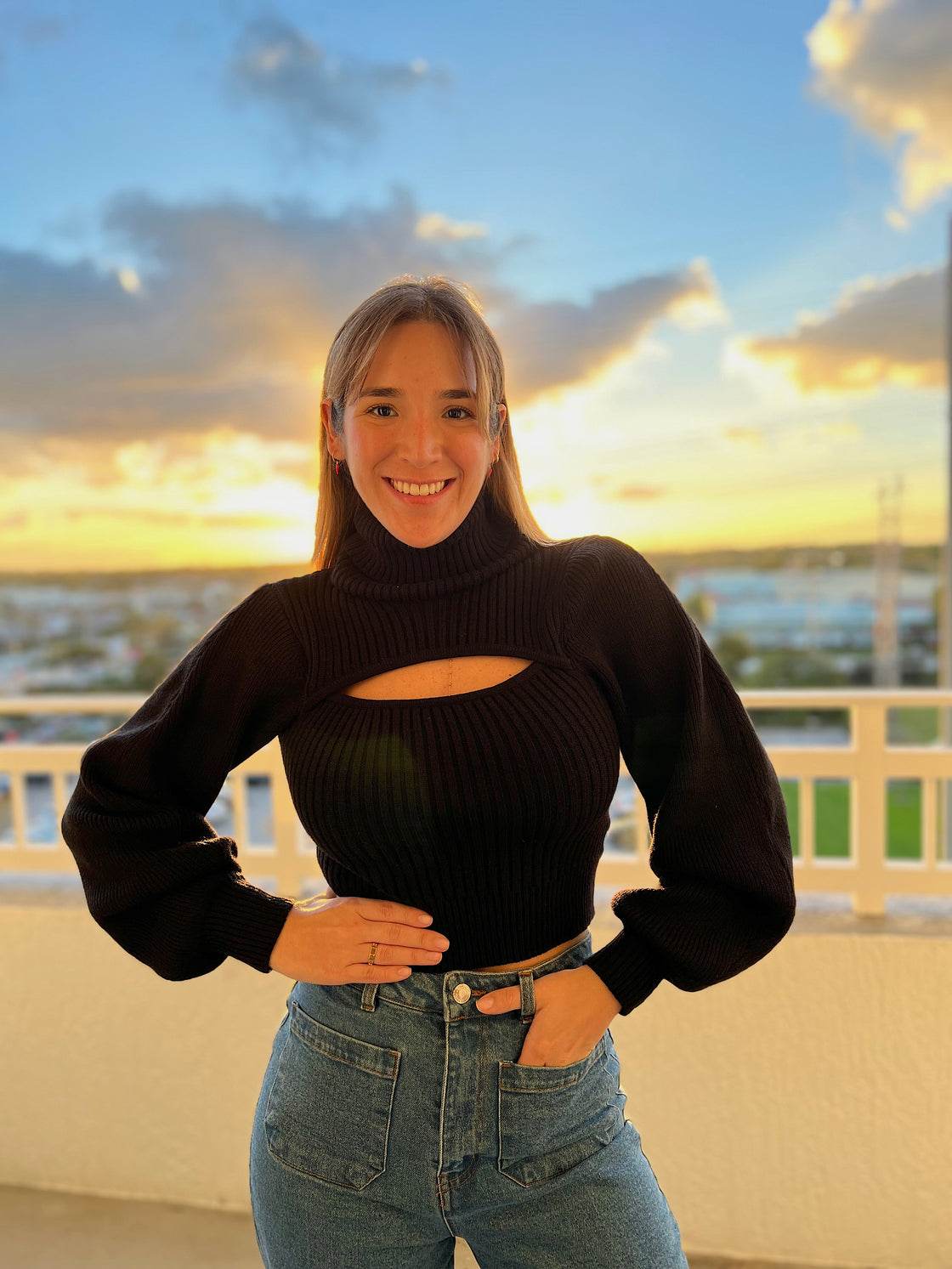 Black sweater