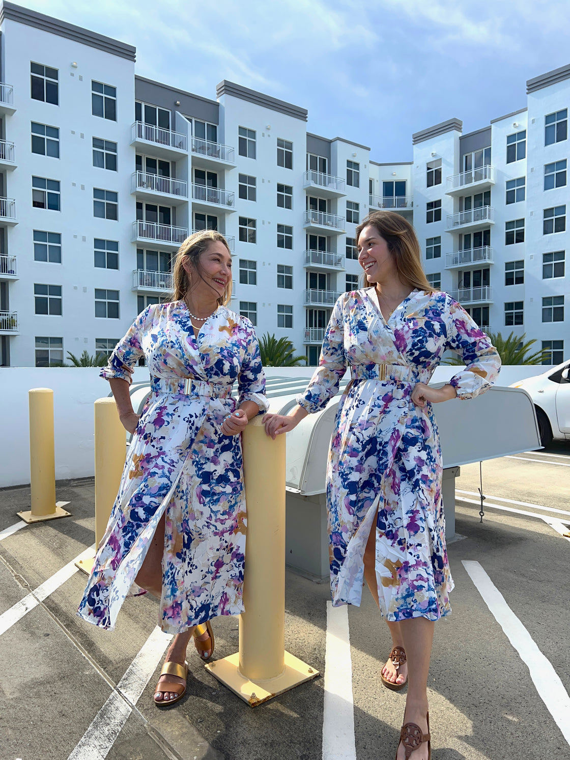 Summer print dress