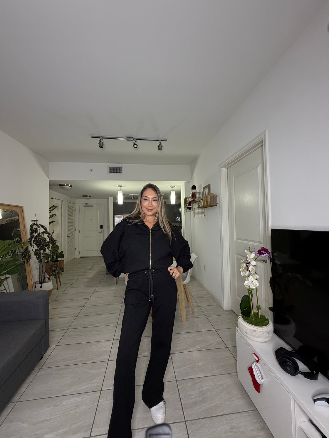 Set black . Comfy set