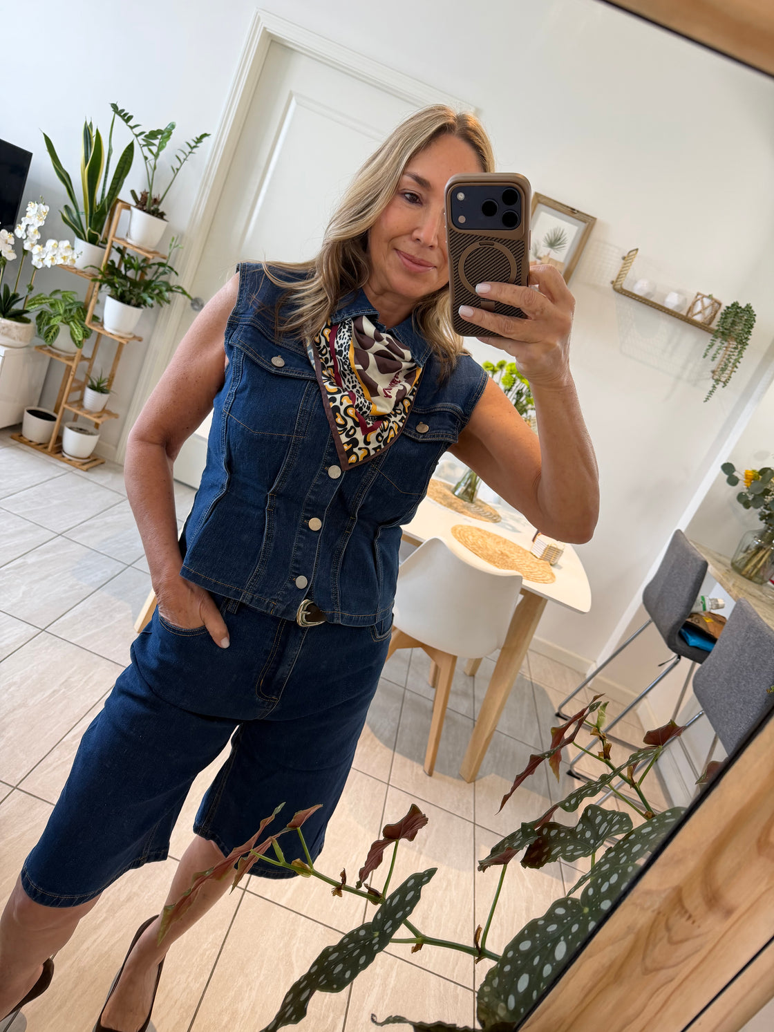 Set capri jean strech