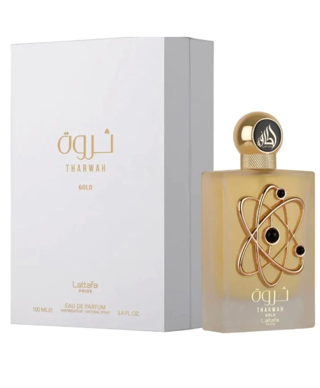 Eau de Perfume THARWAH GOLD Women EDP - 100MI (3.40z) By Lattafa Pride